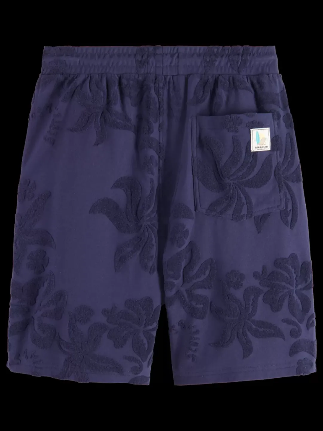 Sale Scotch & Soda Jacquard towelling shorts NavyBlue