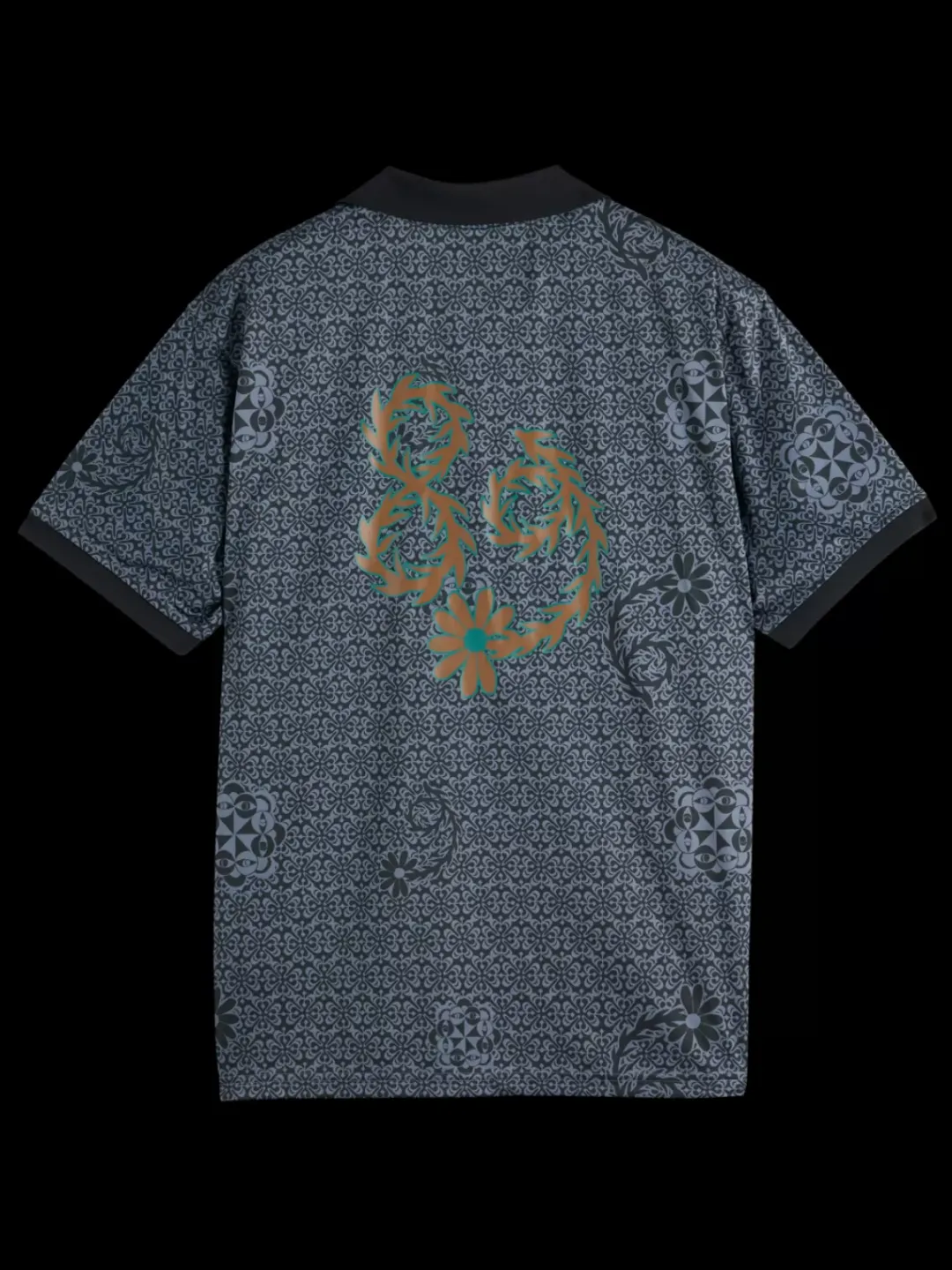 Clearance Scotch & Soda JOE JONAS X SCOTCH SODA ALL OVER PRINT FOOTBALL JERSEY Anthracite