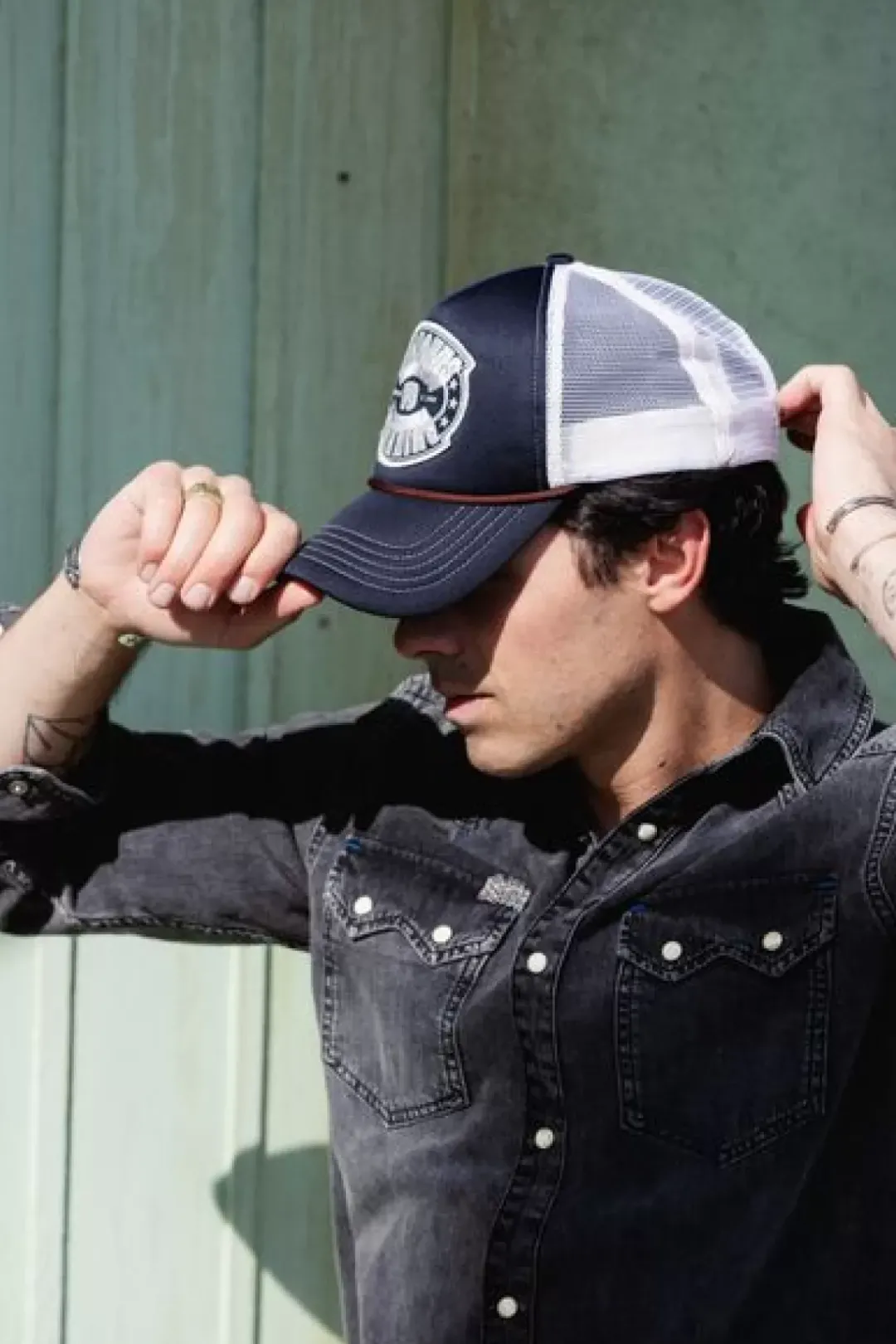 Fashion Scotch & Soda JOE JONAS X SCOTCH SODA EMBROIDERED ARTWORK TRUCKER CAP Night