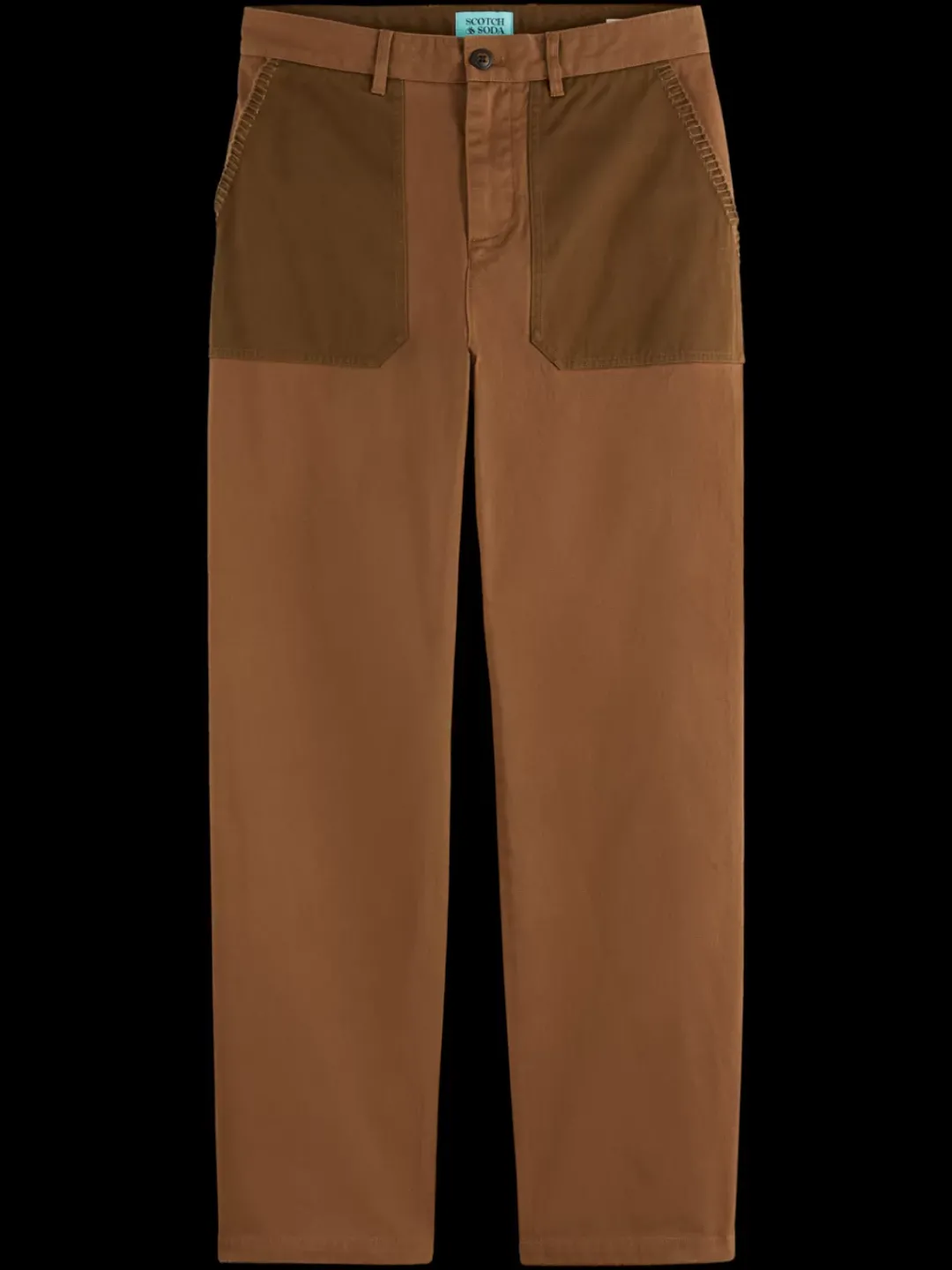 New Scotch & Soda JOE JONAS X SCOTCH SODA STRAIGHT FIT TWILL CHINO Bison