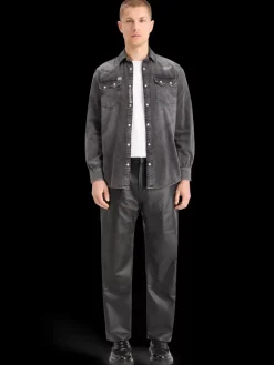 Clearance Scotch & Soda JOE JONAS X SCOTCH SODA WESTERN SHIRT - VINTAGE BLACK VintageBlack