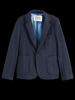 Outlet Scotch & Soda KNITTED BLAZER BookwormCheck
