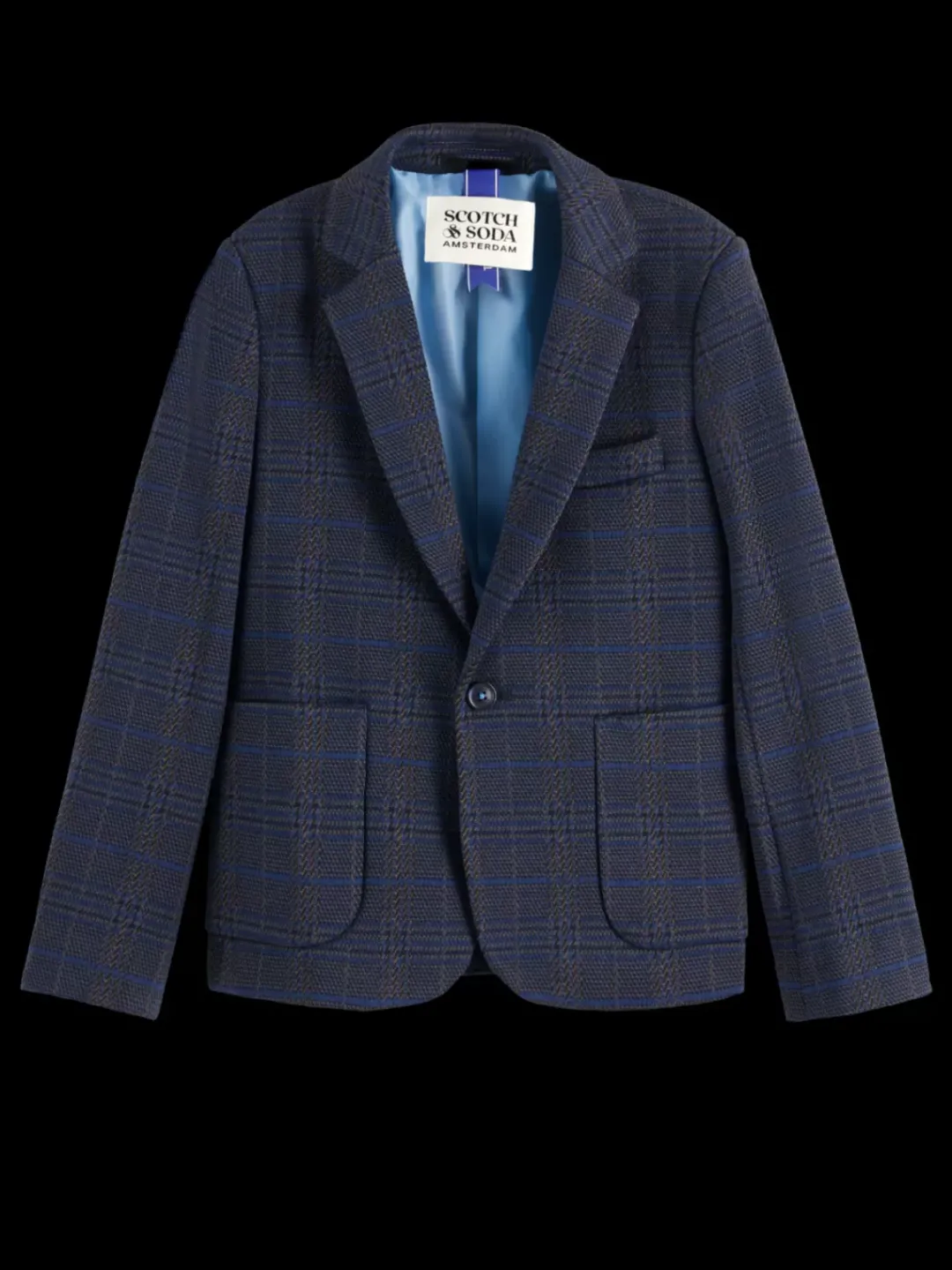 Outlet Scotch & Soda KNITTED BLAZER BookwormCheck