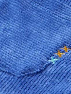 New Scotch & Soda KNITTED CORDUROY SHIRT RoadTripBlue