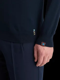 Discount Scotch & Soda KNITTED POLO LONG SLEEVE