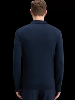 Discount Scotch & Soda KNITTED POLO LONG SLEEVE