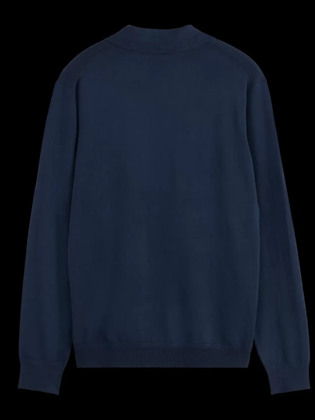 Discount Scotch & Soda KNITTED POLO LONG SLEEVE