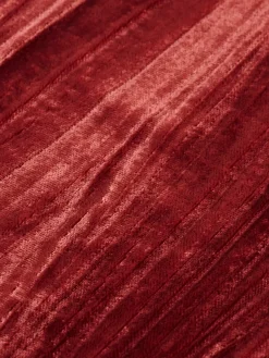 Fashion Scotch & Soda LACE TRIMMED VELVET PANT Rust