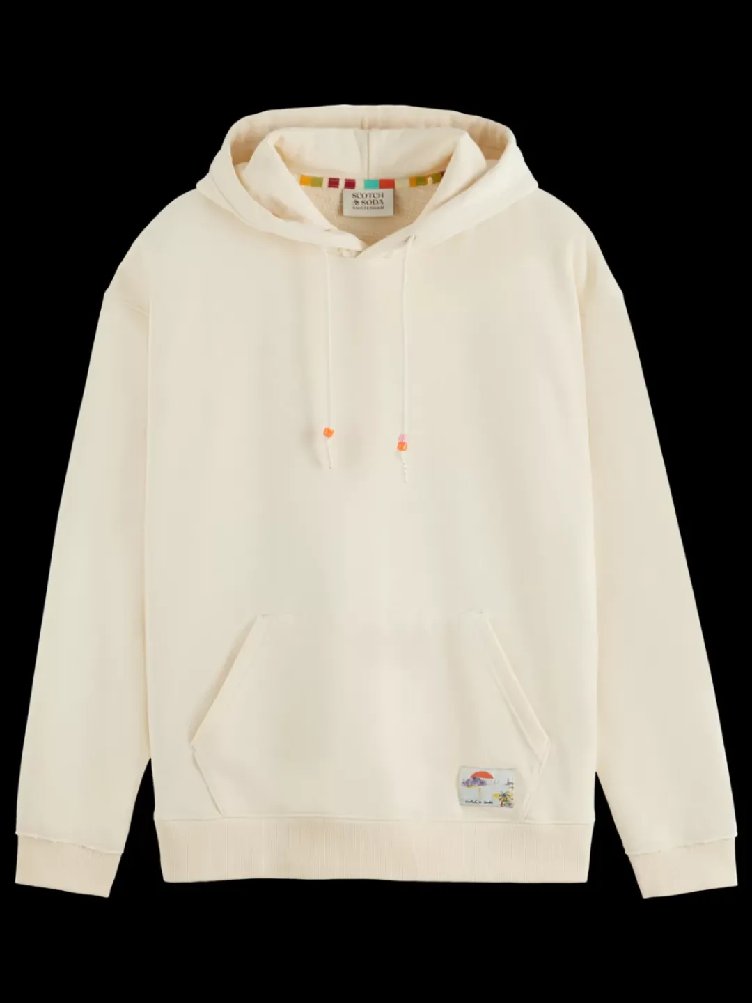 Outlet Scotch & Soda Landscape artwork hoodie Shell
