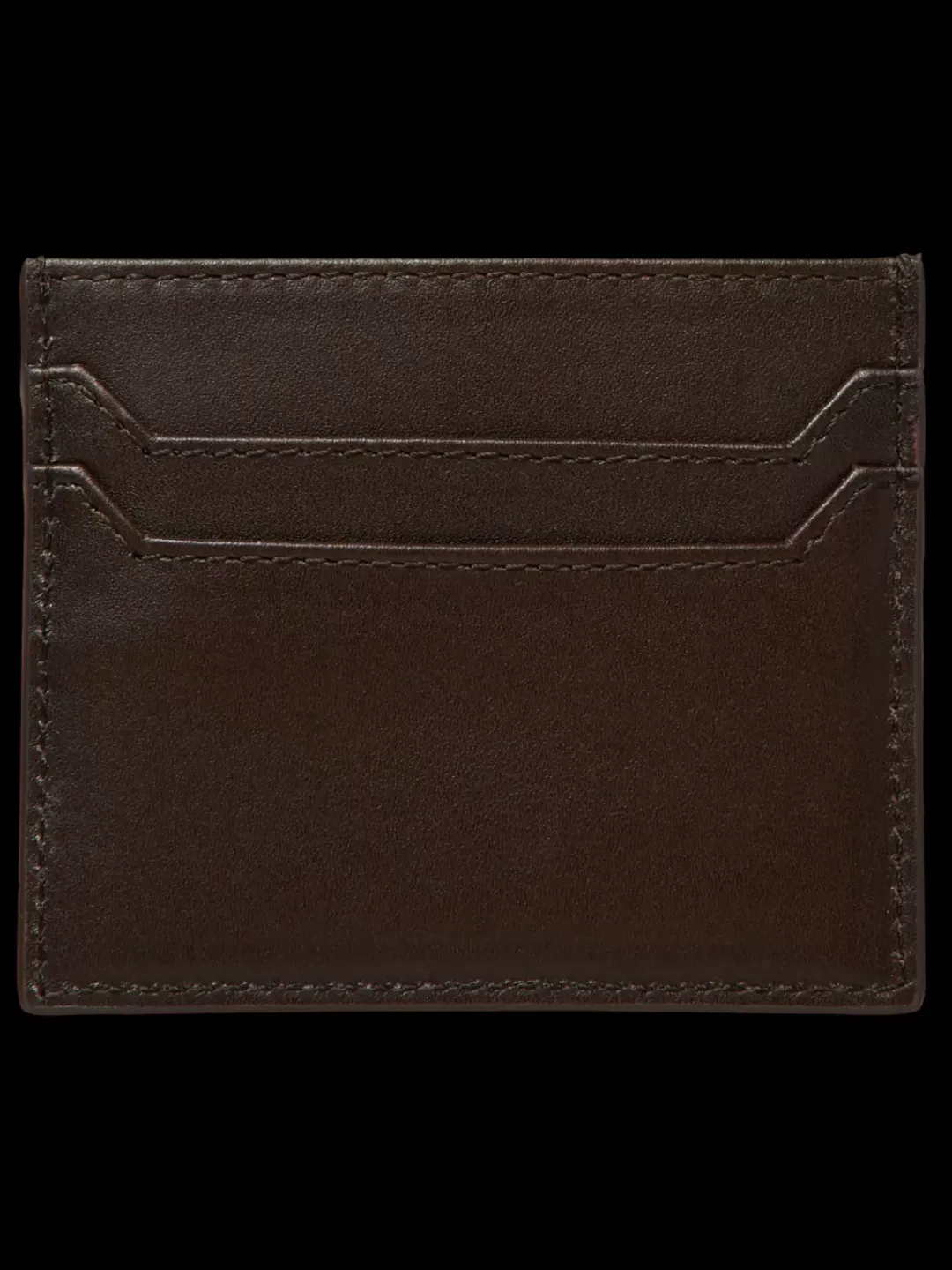 Online Scotch & Soda LEATHER CARDHOLDER Chocolate