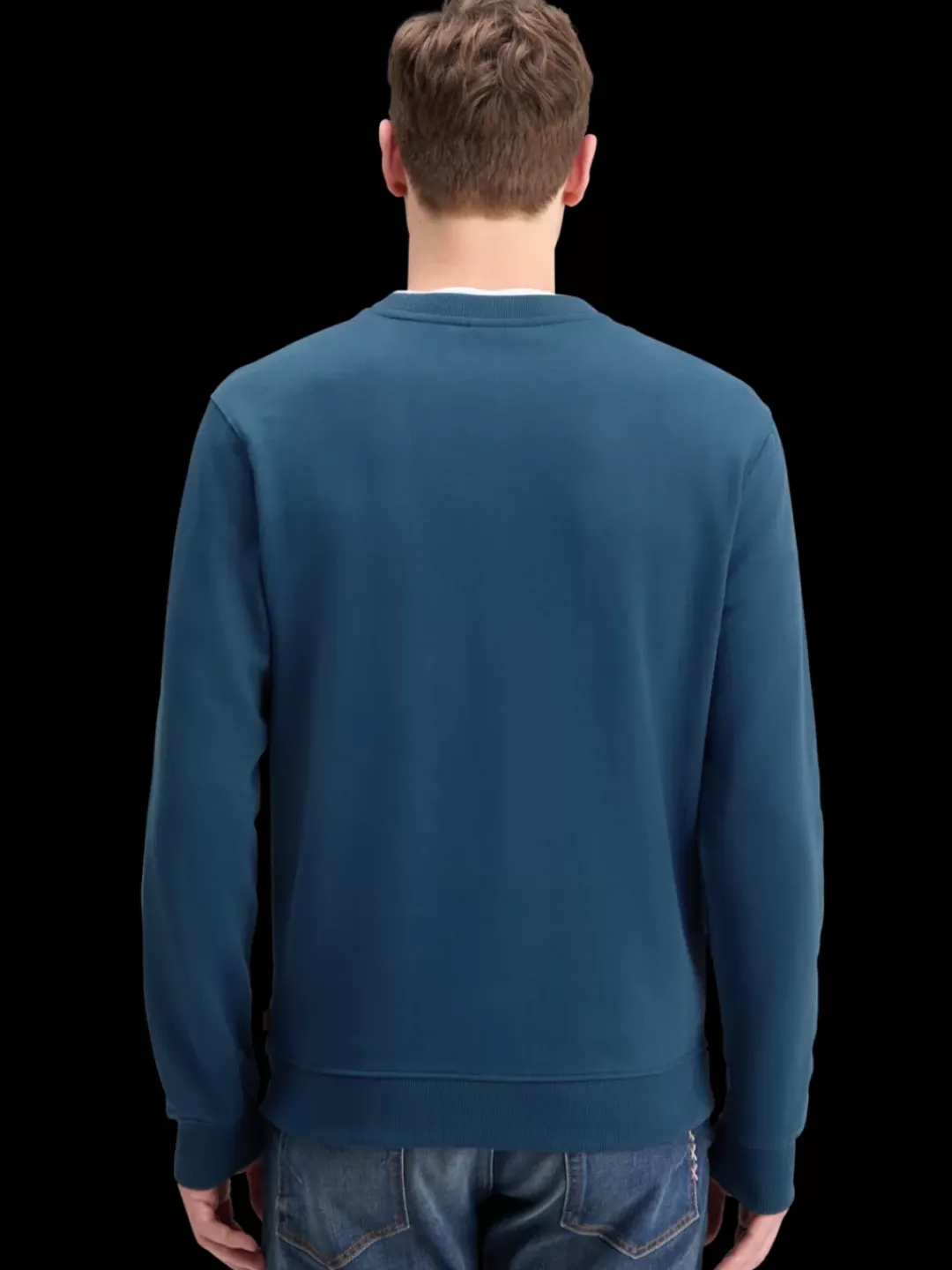 Outlet Scotch & Soda LEFT CHEST ARTWORK SWEATSHIRT