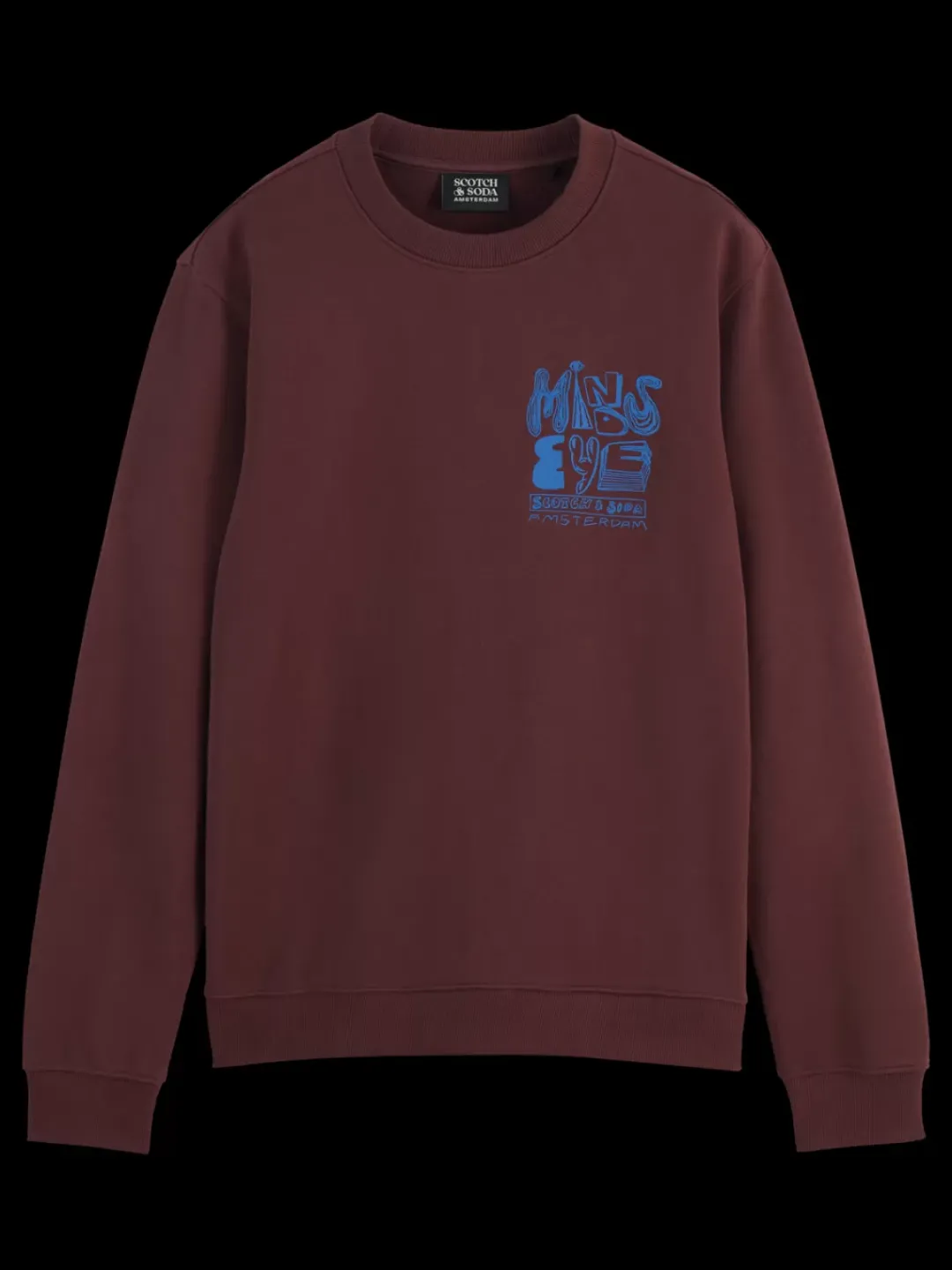 Outlet Scotch & Soda LEFT CHEST ARTWORK SWEATSHIRT