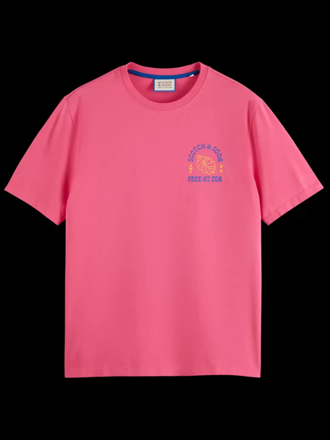 New Scotch & Soda Left chest artwork t-shirt