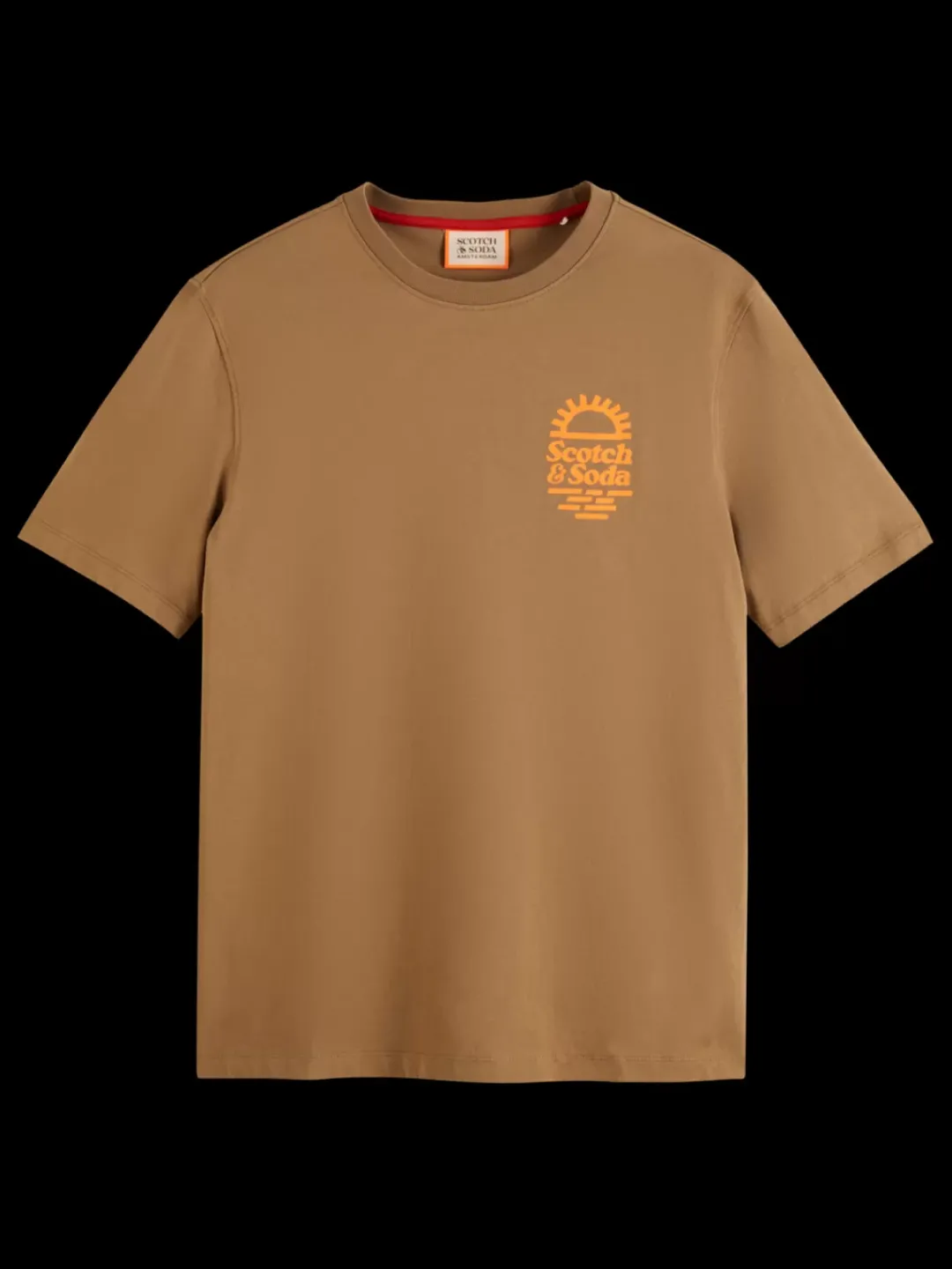 New Scotch & Soda Left chest artwork t-shirt