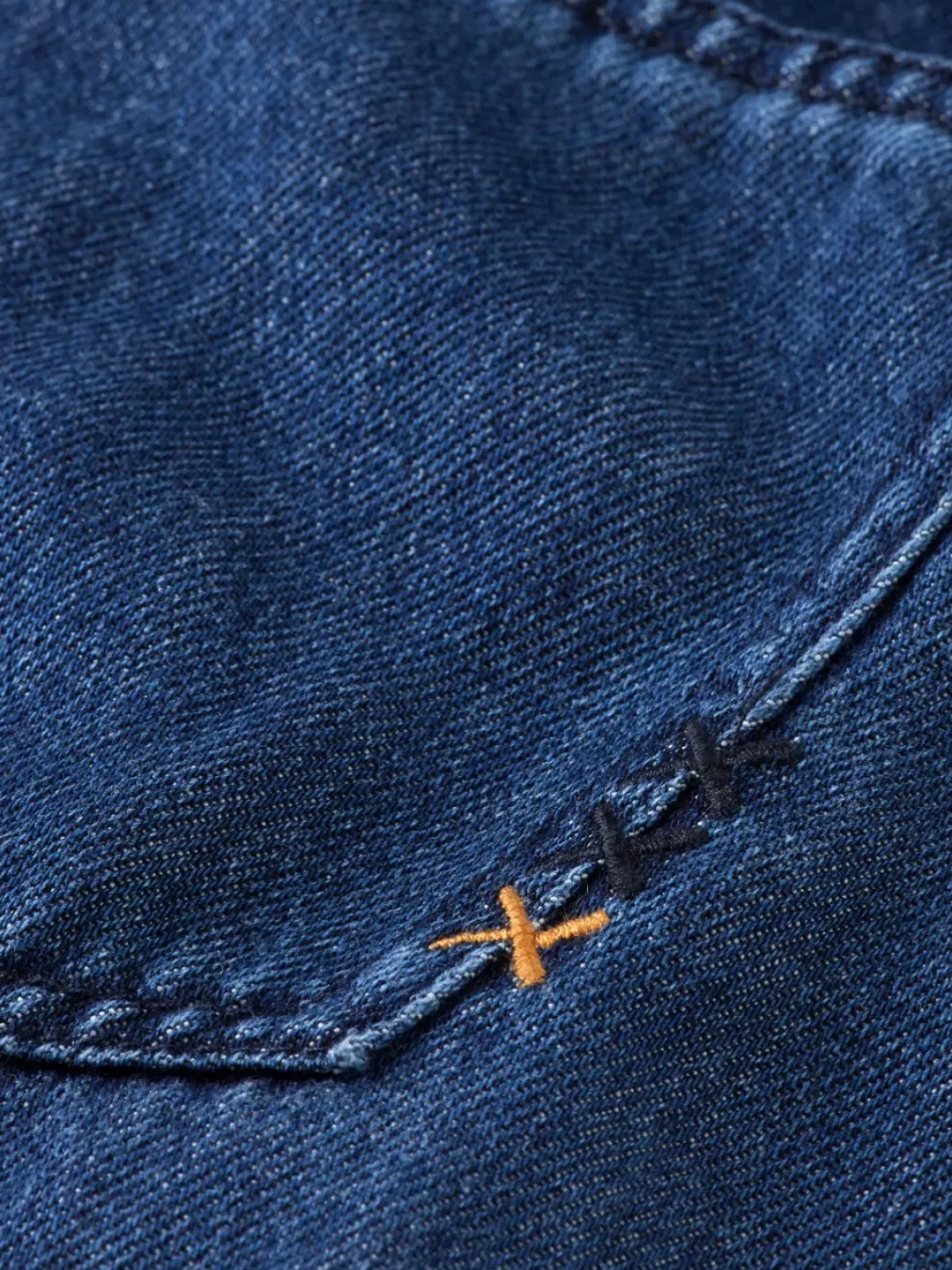 Discount Scotch & Soda LIGHTWEIGHT DENIM JUMPSUIT IN DARK WASH WITH TONAL DETAILING WashedIndigo