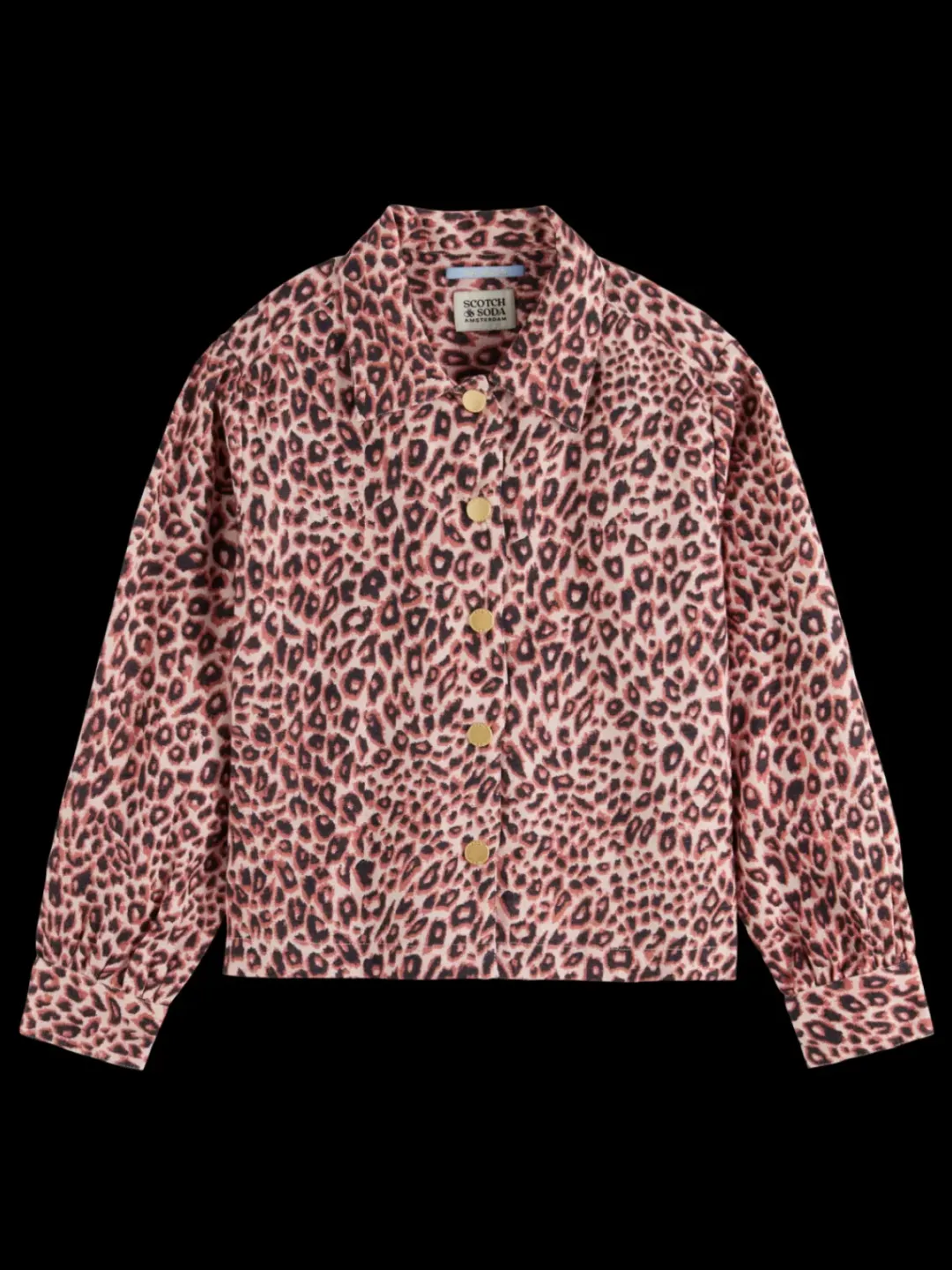 Fashion Scotch & Soda LIGHTWEIGHT FLANNEL SHIRT MiniLeopard