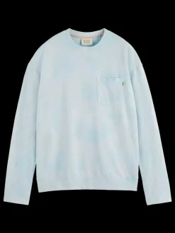 Best Scotch & Soda Lightweight washed neon sweatshirt