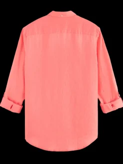 Hot Scotch & Soda Linen shirt with roll-up
