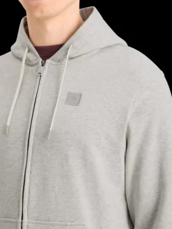 Online Scotch & Soda LOGO BADGE ZIP-THROUGH HOODIE