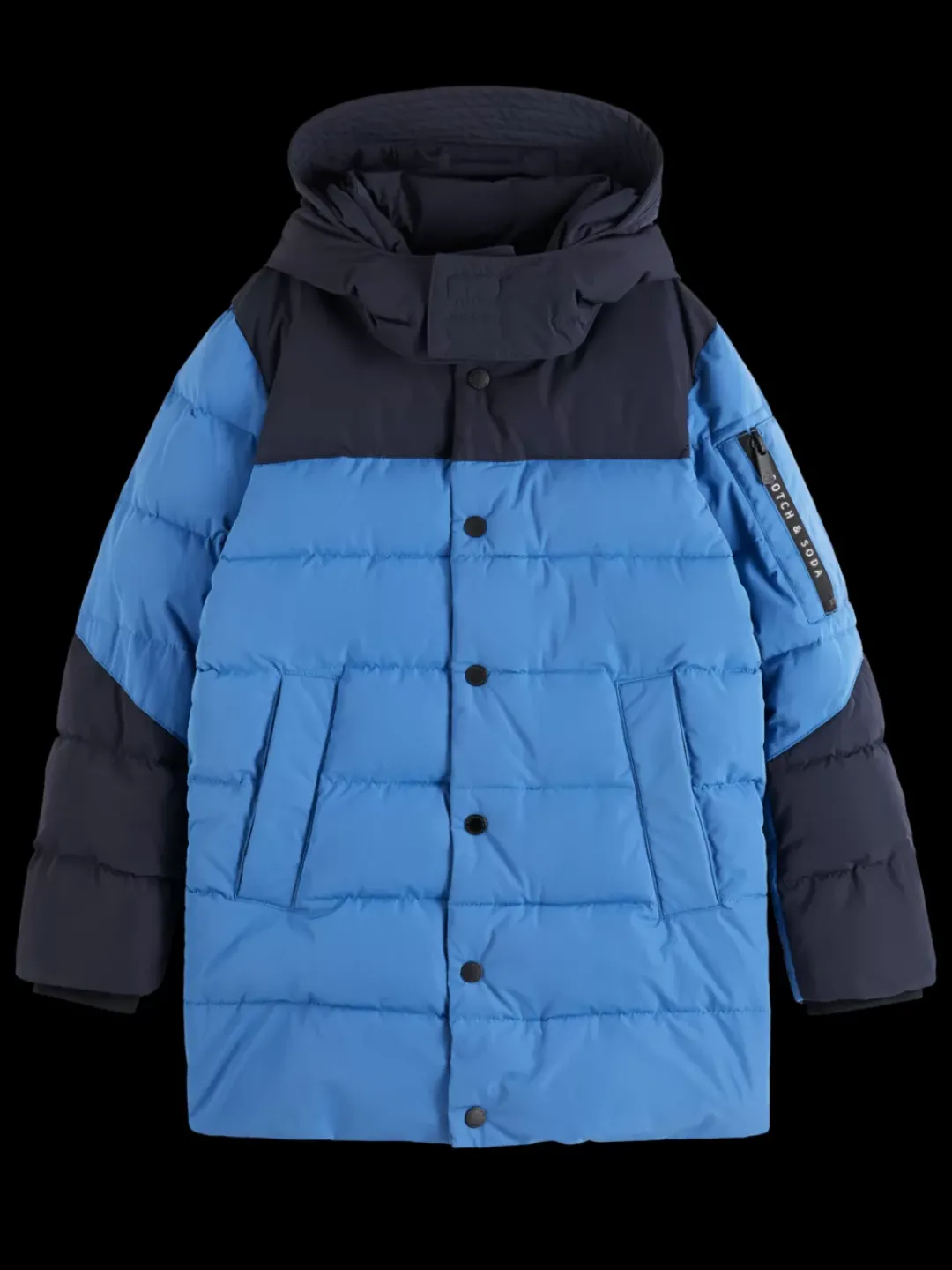 Best Scotch & Soda LONGER LENGTH PADDED JACKET Night/SmartBlue