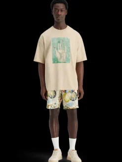 Online Scotch & Soda LOOSE FIT EMBASSY OF THE FREE MIND ARTWORK T-SHIRT