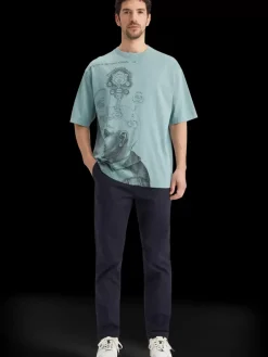 Online Scotch & Soda LOOSE FIT EMBASSY OF THE FREE MIND ARTWORK T-SHIRT