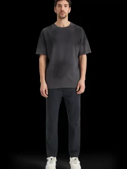 Discount Scotch & Soda Loose fit irregular dyed artwork t-shirt MoodyGrey