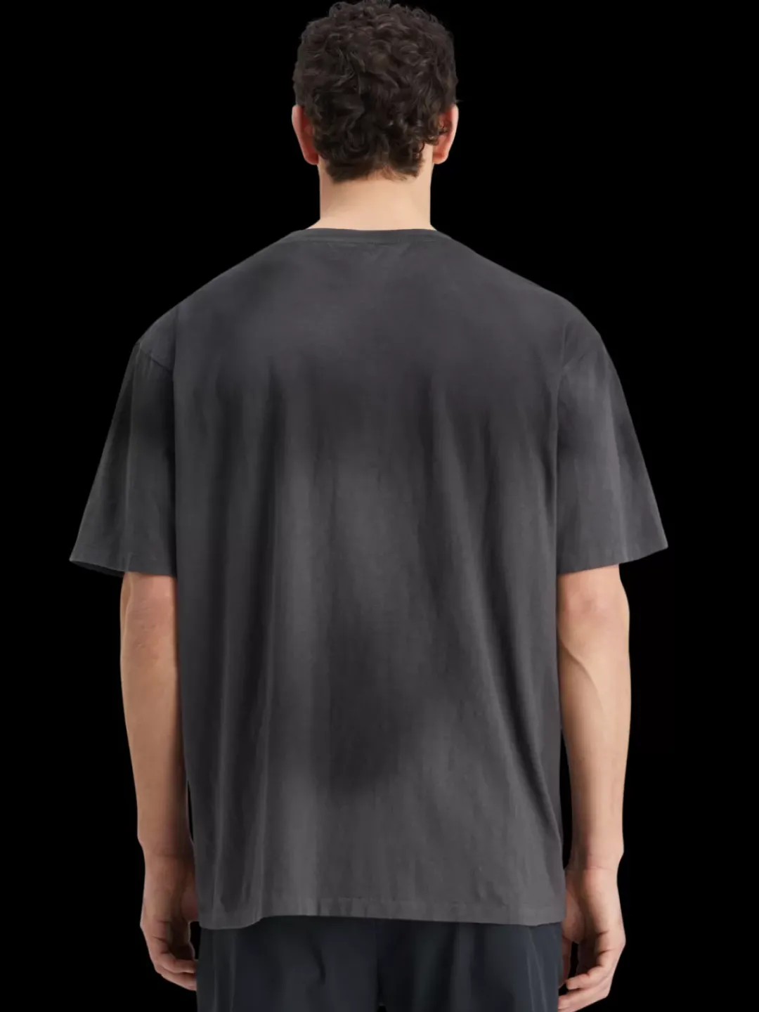 Discount Scotch & Soda Loose fit irregular dyed artwork t-shirt MoodyGrey