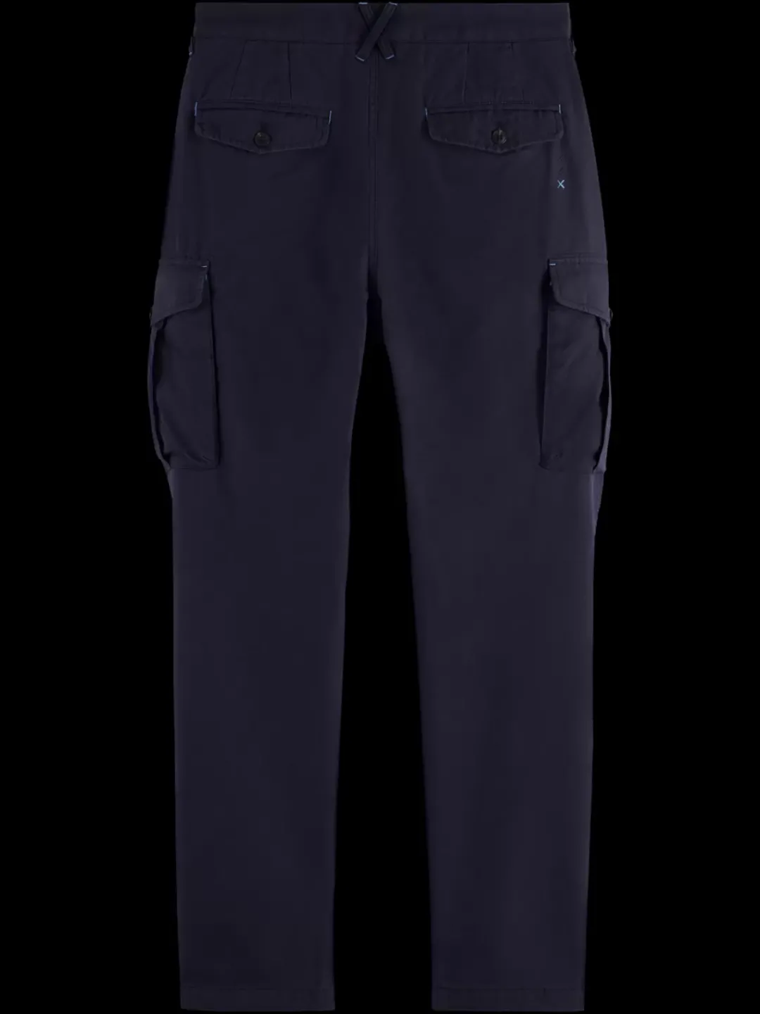 Clearance Scotch & Soda LOOSE TAPERED PLEATED COTTON/TENCEL CARGO Night