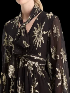 Clearance Scotch & Soda LUREX FIL COUPE MAXI DRESS MysticSkyLurex