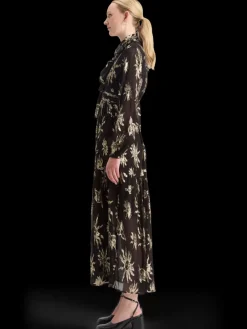 Clearance Scotch & Soda LUREX FIL COUPE MAXI DRESS MysticSkyLurex