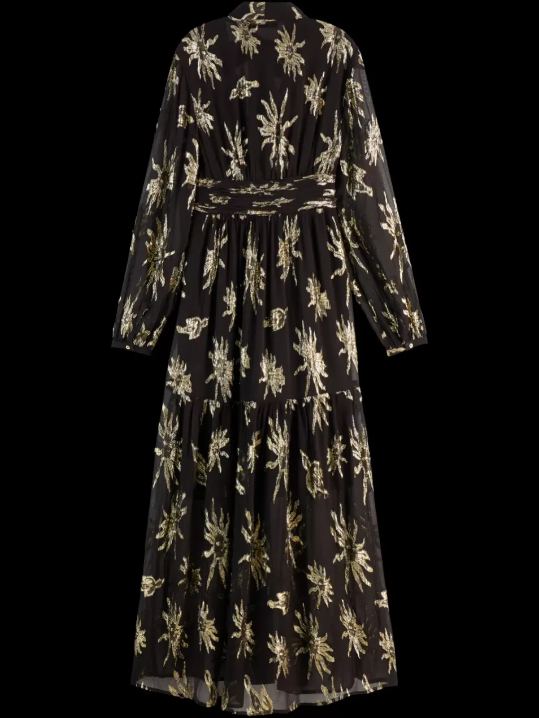Clearance Scotch & Soda LUREX FIL COUPE MAXI DRESS MysticSkyLurex