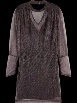 Fashion Scotch & Soda LUREX HIGH NECK MINI DRESS Berry