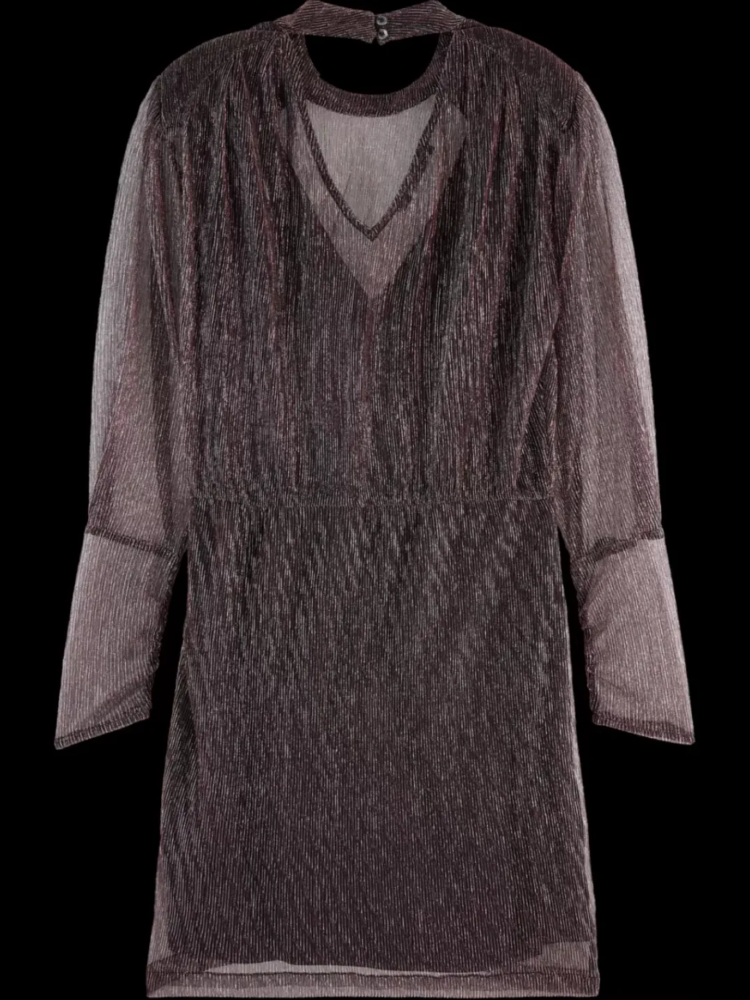 Fashion Scotch & Soda LUREX HIGH NECK MINI DRESS Berry