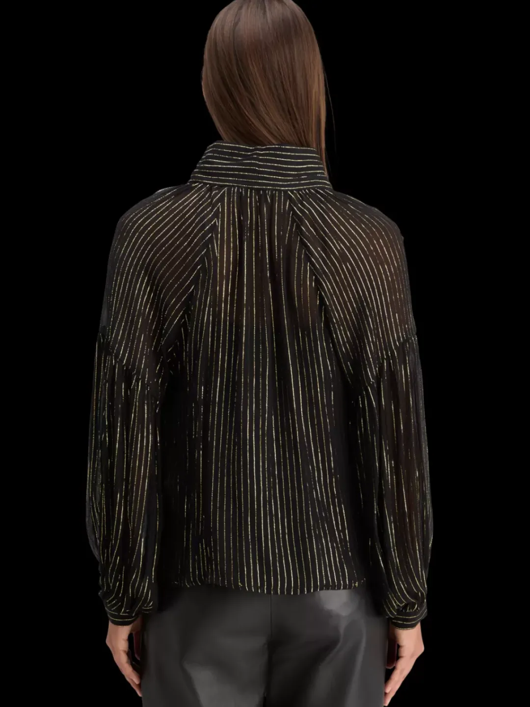 Hot Scotch & Soda LUREX TOP WITH BOW NECK