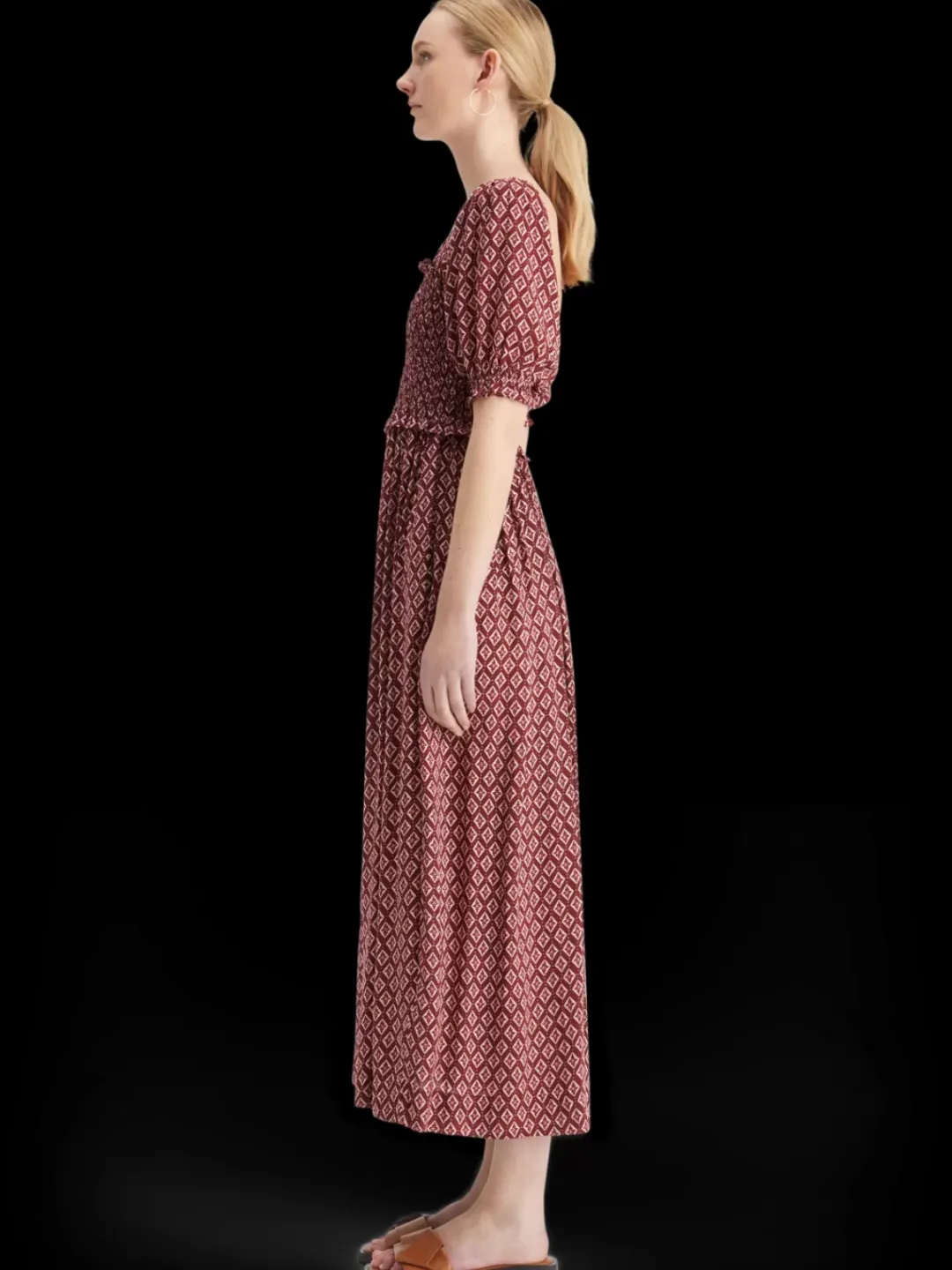 New Scotch & Soda MAXI DRESS WITH SMOCK