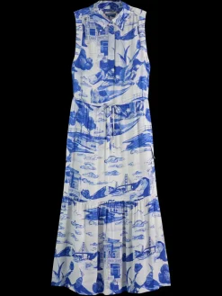 Sale Scotch & Soda MAXI FLUID UTILITY DRESS