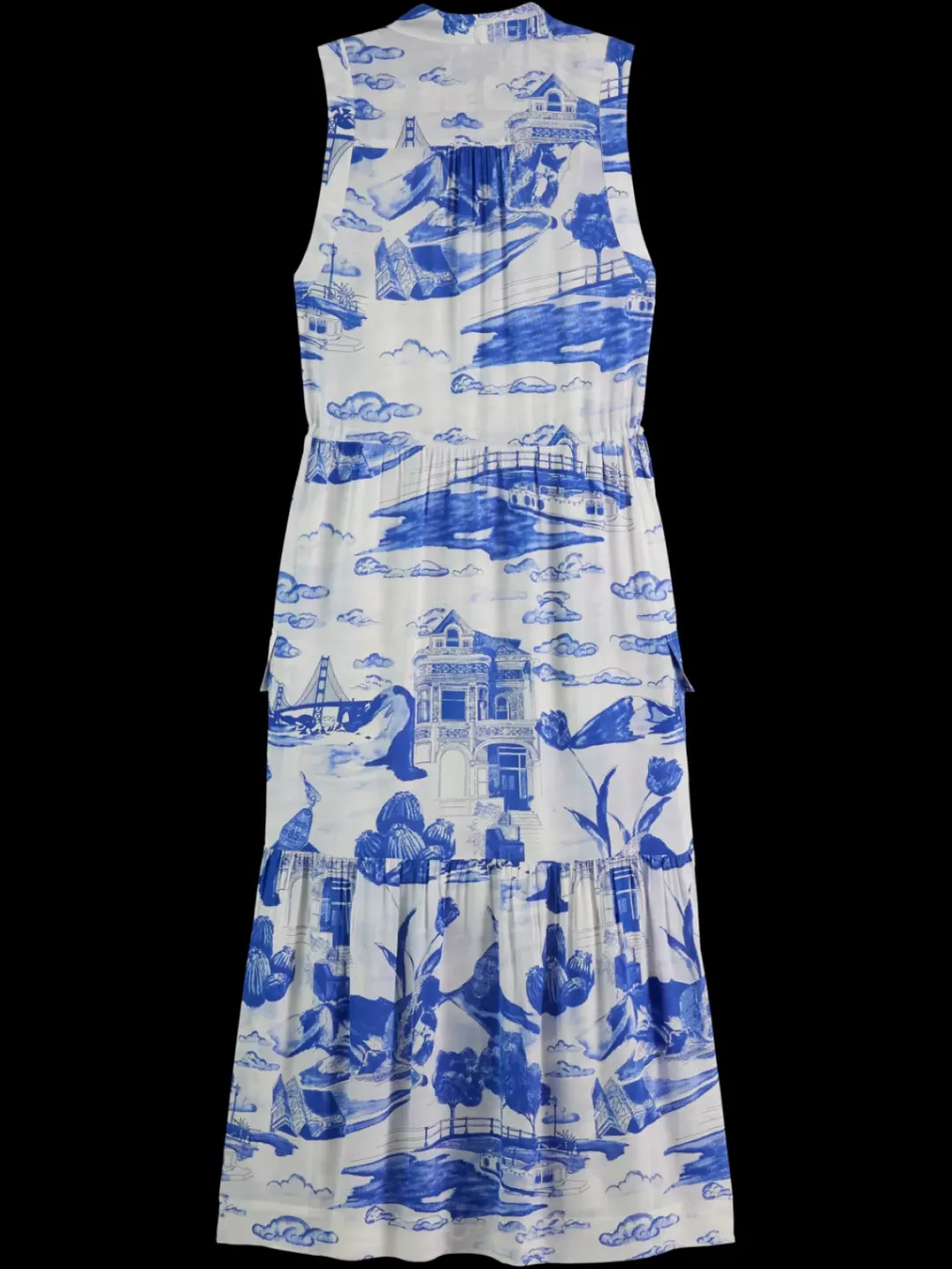 Sale Scotch & Soda MAXI FLUID UTILITY DRESS