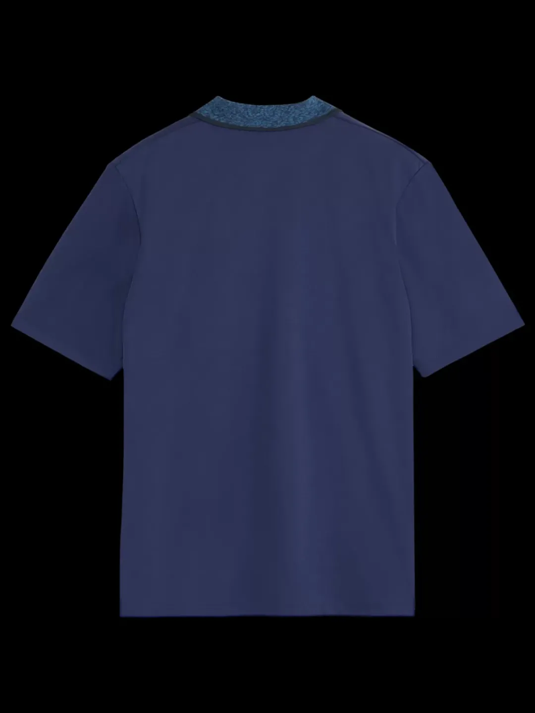 Hot Scotch & Soda Melange collar polo