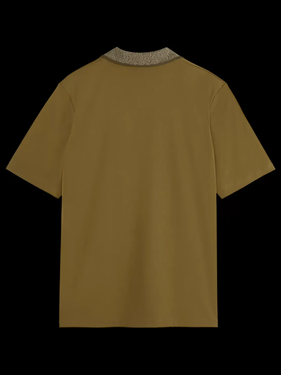 Hot Scotch & Soda Melange collar polo