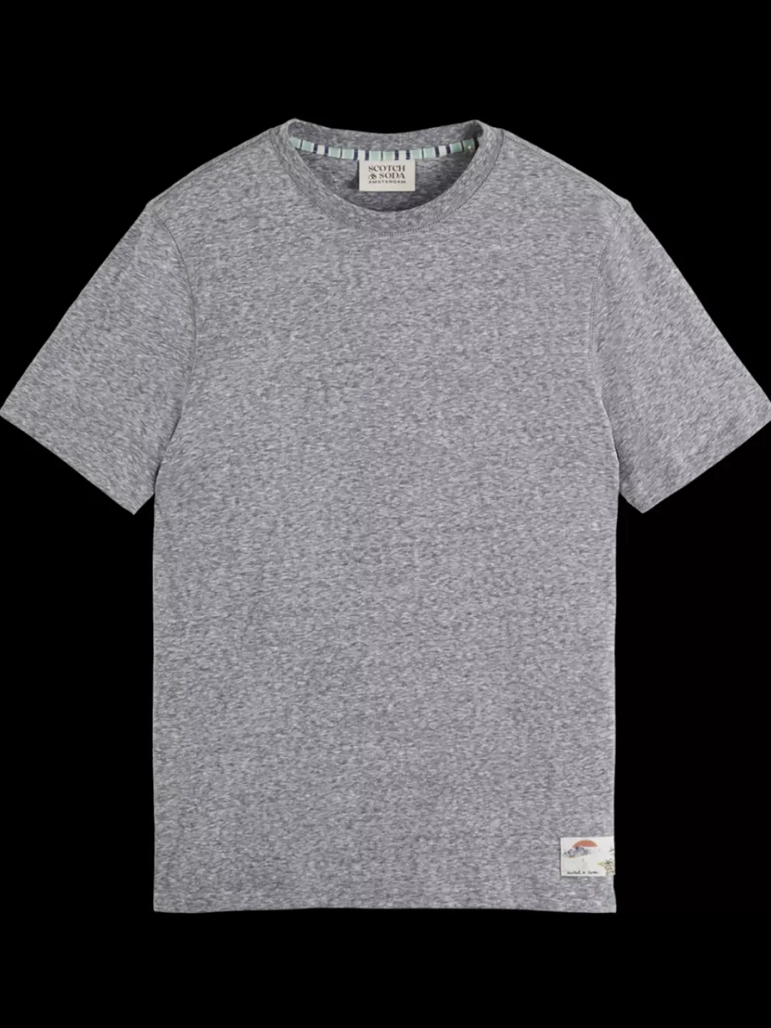 Sale Scotch & Soda Melange label t-shirt