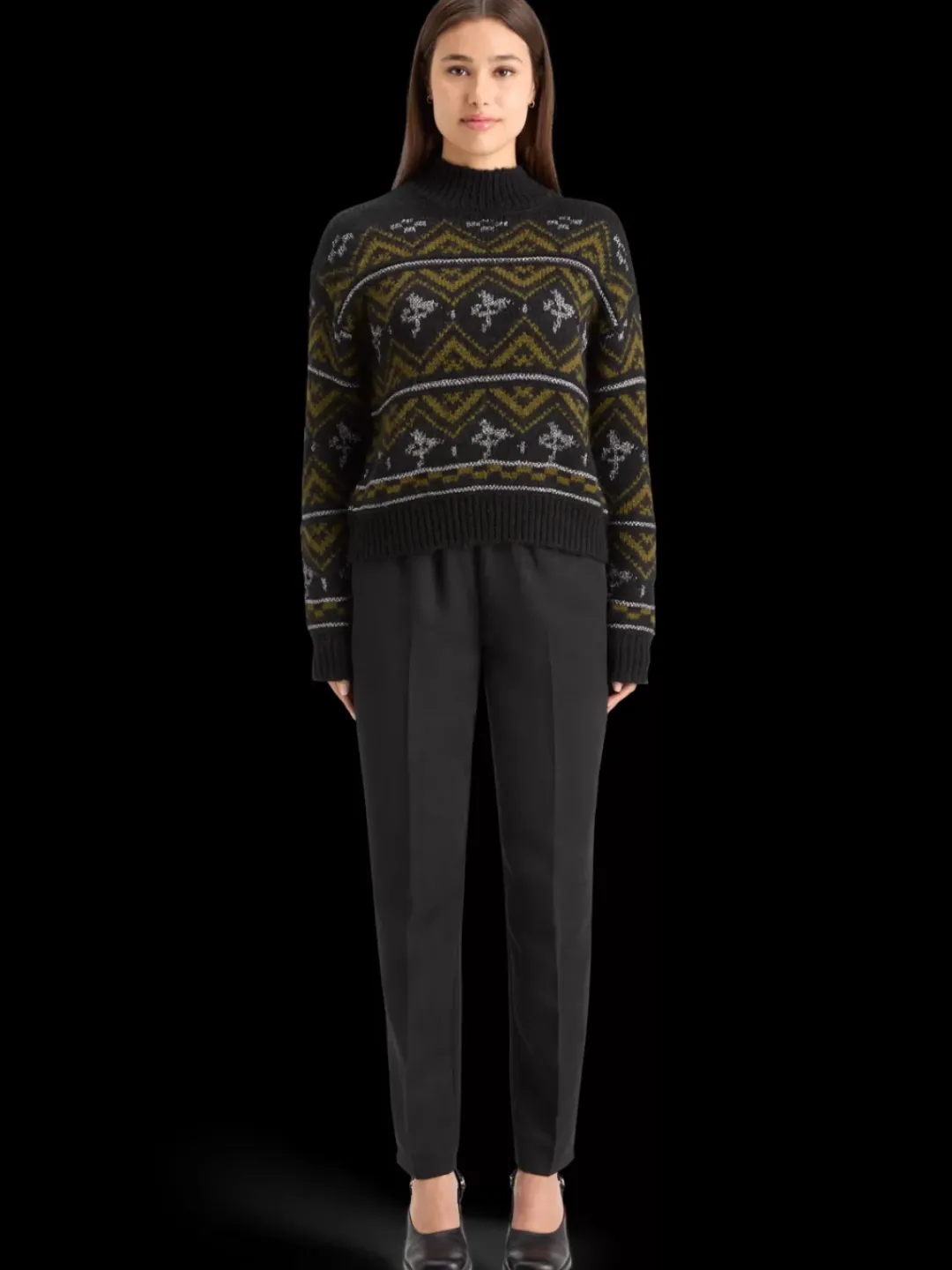 Clearance Scotch & Soda METALLIC FAIR ISLE PULLOVER