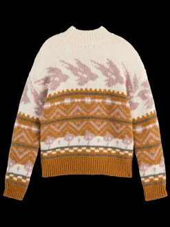 Clearance Scotch & Soda METALLIC FAIR ISLE PULLOVER