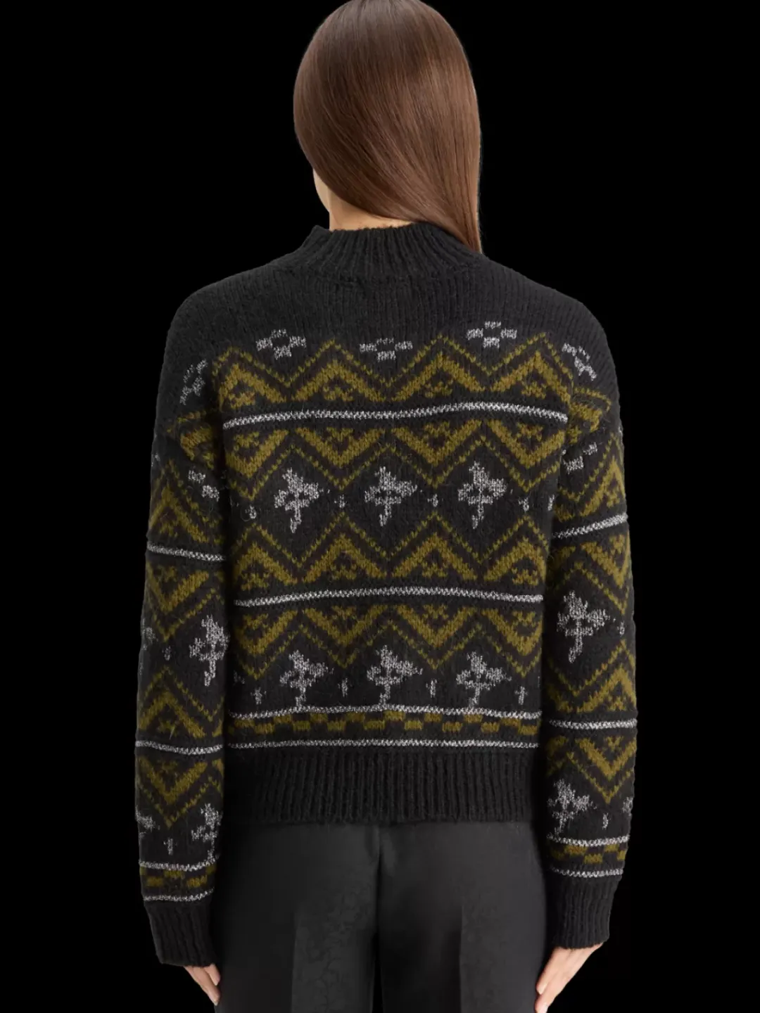 Clearance Scotch & Soda METALLIC FAIR ISLE PULLOVER