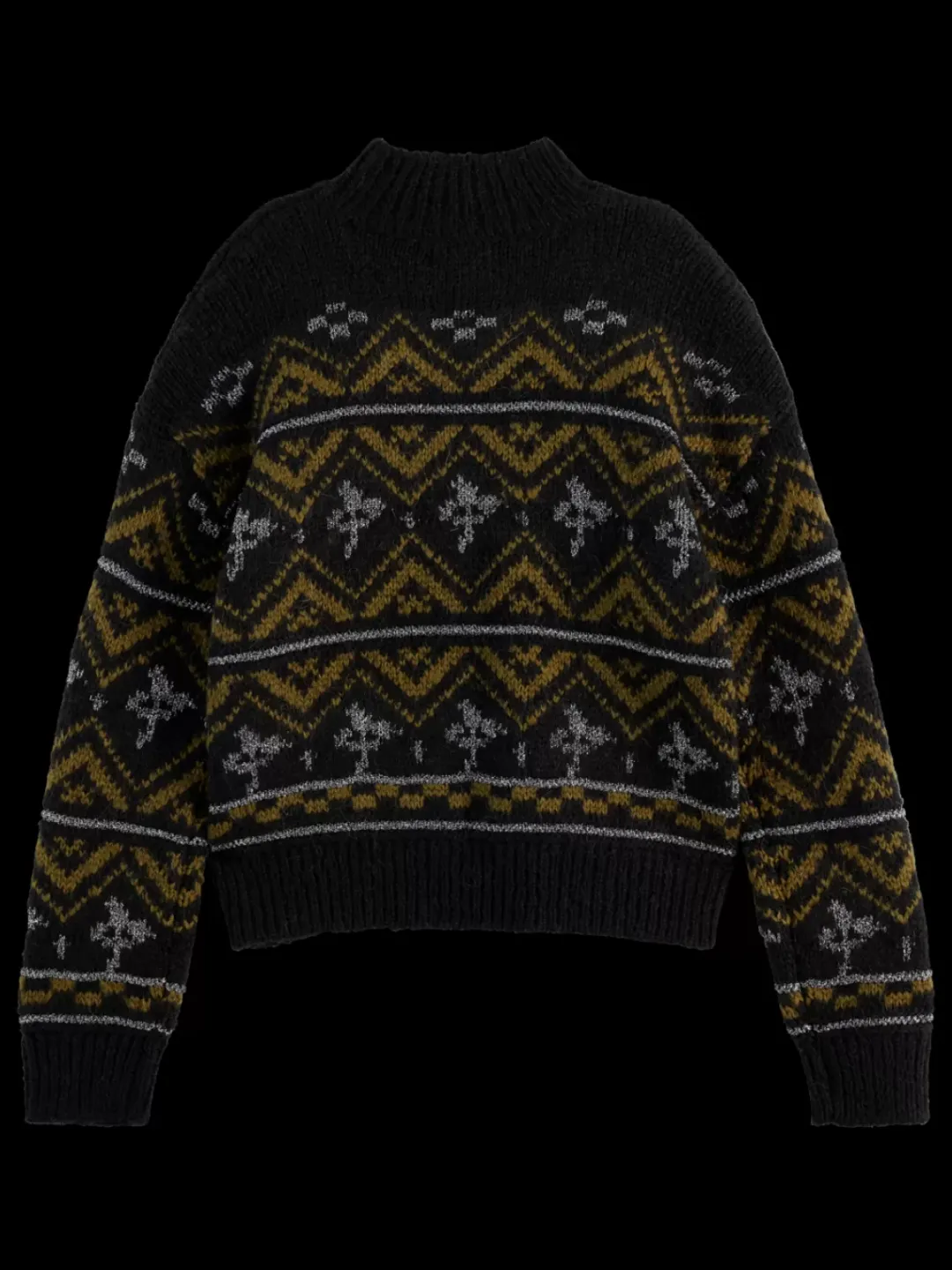 Clearance Scotch & Soda METALLIC FAIR ISLE PULLOVER