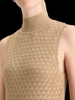 Outlet Scotch & Soda METALLIC POINTELLE KNITTED TANK