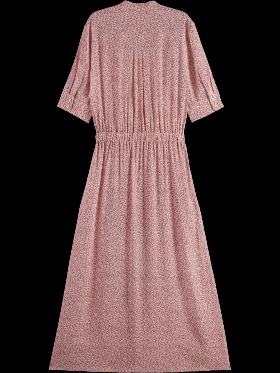 Best Scotch & Soda MIDI DRESS WITH BUTTON CLOSURE Coral