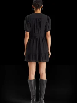 Discount Scotch & Soda Mini wrap dress EveningBlack