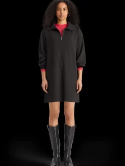Fashion Scotch & Soda MODAL UTILITY ZIP UP DRESS EveningBlack