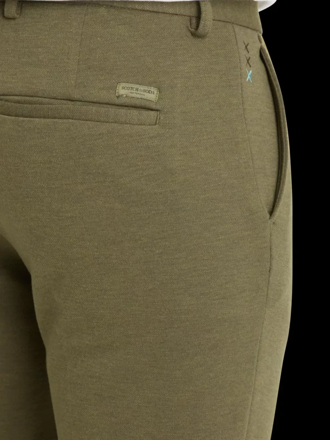 Sale Scotch & Soda Mott - knitted slim fit chino